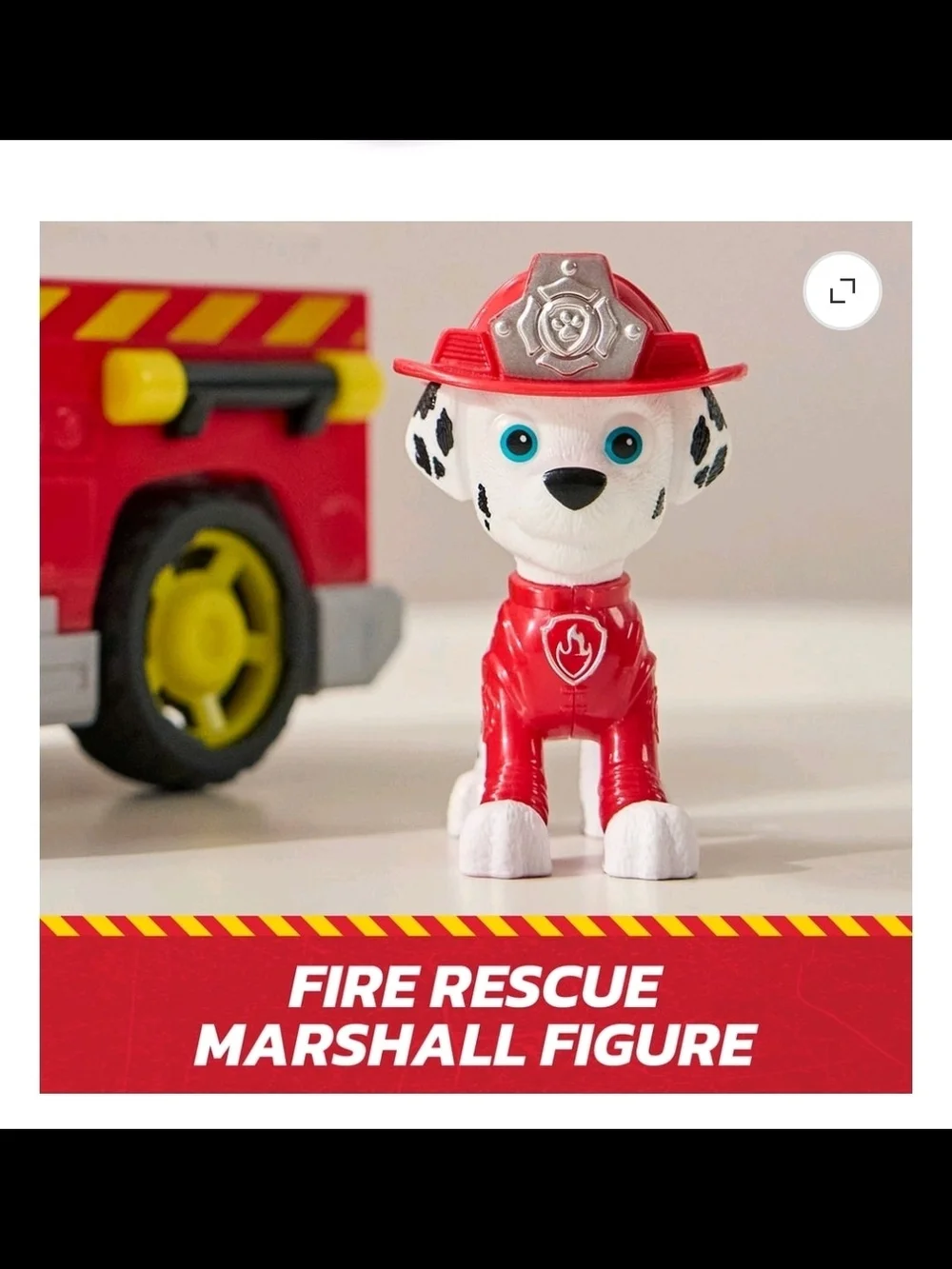PAW Patrol Fire Rescue: Marshall's Rescue Fire Engine with Figure, Launcher & Ac